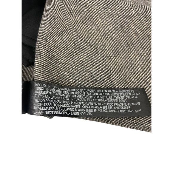 Massimo Dutti Womens Mini Dress M Medium wool linen Grey Black 6673/673 NWT - Picture 4 of 13